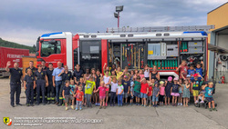 Blaulichttag für Kinder - Wolfsgrabener Ferienspiel zu Gast bei der Feuerwehr